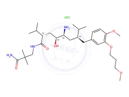 Chemical structure of Aliskiren hydrochloride