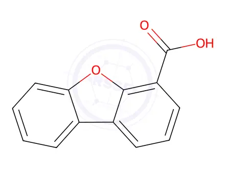 Chemical structure of dibenzo[b,d]furan-4-carboxylic acid