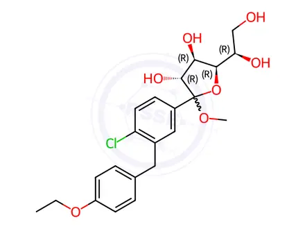 Chemical structure of Dapagliflozin Impurity 452
