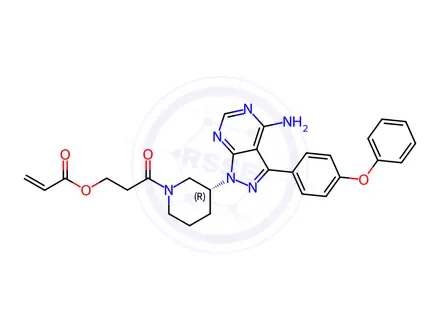 Chemical structure of Ibrutinib Impurity 338