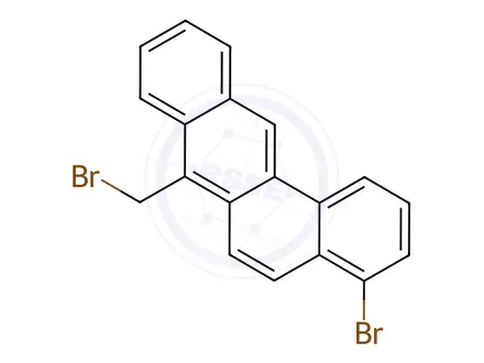 Chemical structure of 4-Bromo-7-bromomethylbenz[a]anthracene