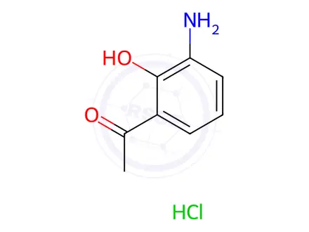 Chemical structure of 3'-Amino-2'-hydroxyacetophenone Hydrochloride