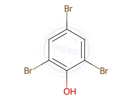 Chemical structure of Tribromophenol