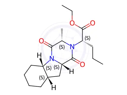 Chemical structure of Perindopril EP Impurity F (Perindopril USP Related Compound F)