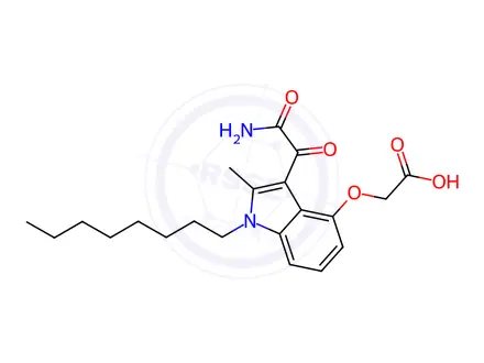 Chemical structure of Varespladib Impurity 134