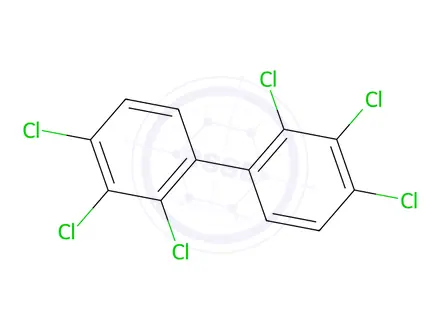 Chemical structure of 2,2',3,3',4,4'-Hexachlorobiphenyl