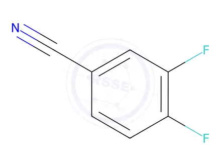 Chemical structure of 3,4-Difluorobenzonitrile