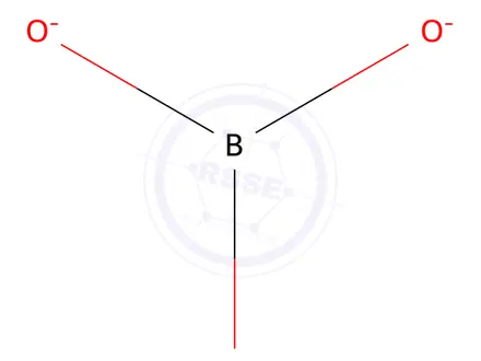 Chemical structure of Triboron trihydroxide