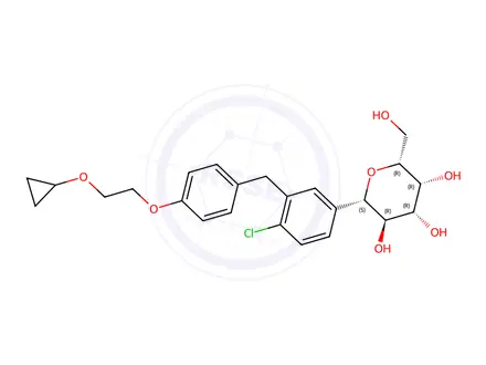 Chemical structure of Bexagliflozin Impurity 5