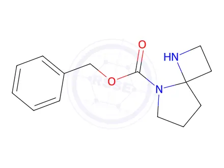 Chemical structure of Benzyl 1,5-diazaspiro[3.4]octane-5-carboxylate