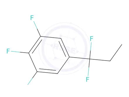 Chemical structure of 5-(1,1-Difluoropropyl)-1,2,3-trifluorobenzene