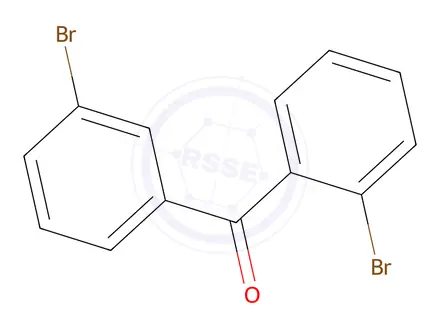 Chemical structure of 2,3'-Dibromobenzophenone