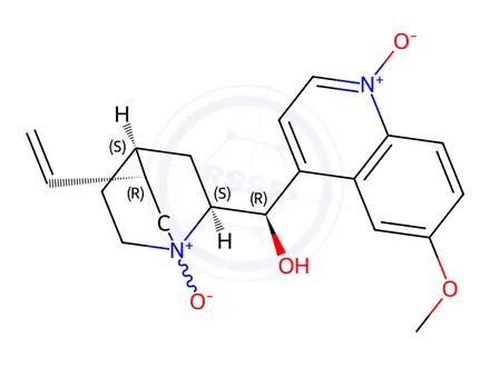 Chemical structure of Quinine Di-N-oxide
