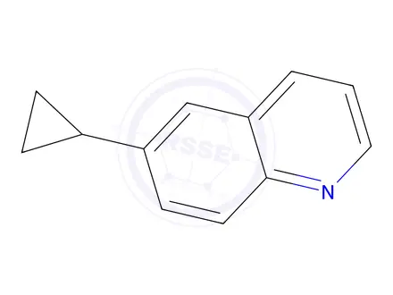 Chemical structure of 6-Cyclopropylquinoline