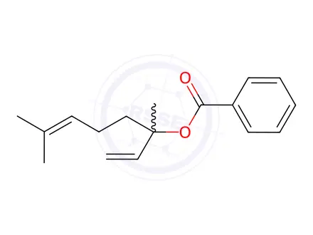 Chemical structure of LINALYL BENZOATE