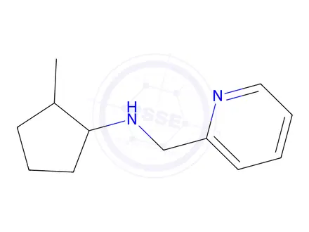 Chemical structure of 2-Methyl-N-(pyridin-2-ylmethyl)cyclopentan-1-amine