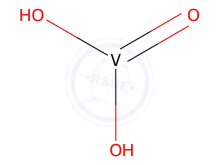 Chemical structure of VANADIUMHYDROXIDEOXIDE