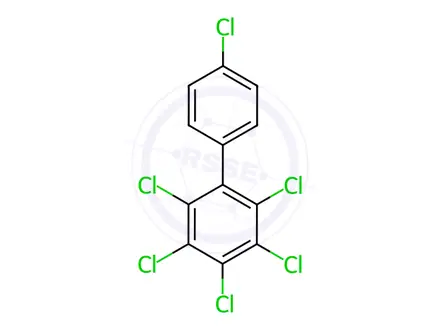 Chemical structure of PCB No. 166
