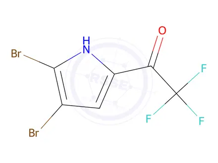 Chemical structure of 1-(4,5-dibromo-1H-pyrrol-2-yl)-2,2,2-trifluoroethanone