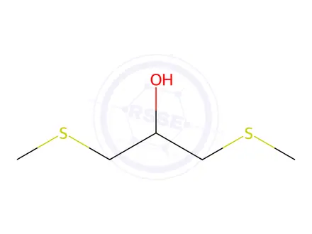 Chemical structure of 1,3-Bis(methylthio)-2-propanol