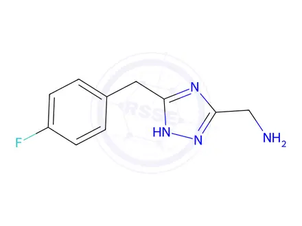 Chemical structure of (5-(4-Fluorobenzyl)-4h-1,2,4-triazol-3-yl)methanamine