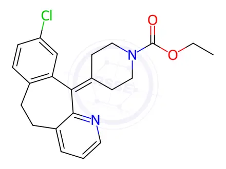 Chemical structure of 8-Dechloro-9-chloro Loratadine