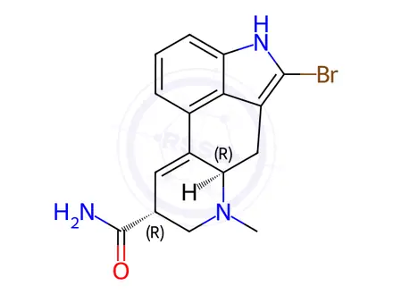 Chemical structure of Bromocriptine EP Impurity E