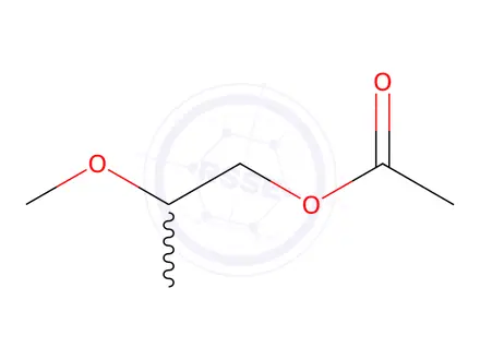Chemical structure of 2-Methoxypropyl Acetate