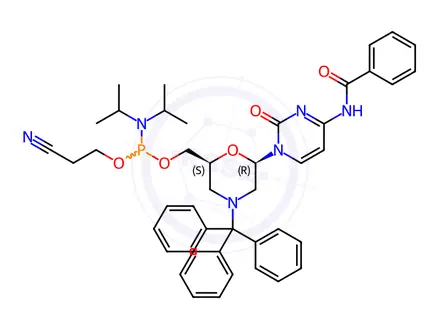 Chemical structure of Phosphoramidites Impurity 79