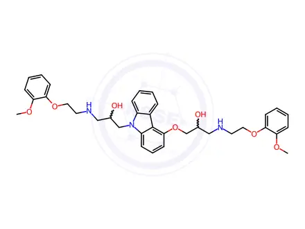 Chemical structure of Carvedilol Impurity A
