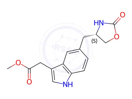 Chemical structure of Zolmitriptan Impurity 50