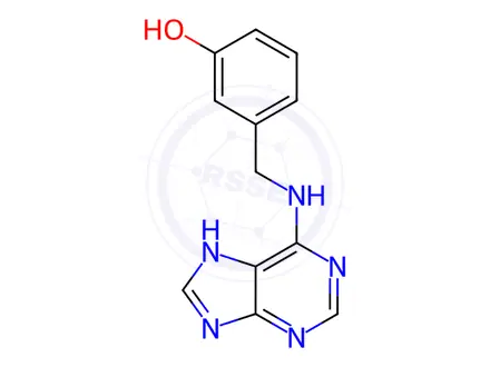 Chemical structure of 3-(((9H-Purin-6-yl)amino)methyl)phenol