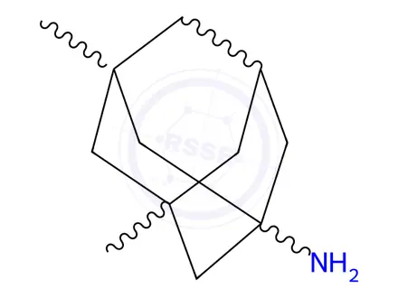 Chemical structure of Memantine