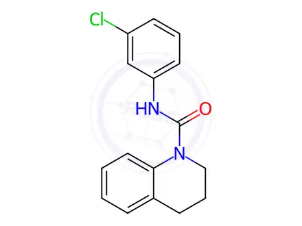 Chemical structure of N-(3-Chlorophenyl)-3,4-dihydroquinoline-1(2H)-carboxamide