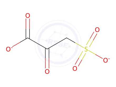 Chemical structure of Sulfopyruvic Acid Dilithium Salt