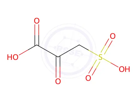Chemical structure of Sulfopyruvic Acid