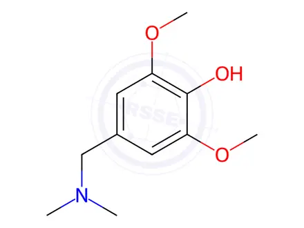 Chemical structure of 4-((Dimethylamino)methyl)-2,6-dimethoxyphenol