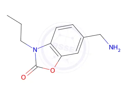 Chemical structure of 6-(Aminomethyl)-3-propylbenzo[d]oxazol-2(3h)-one
