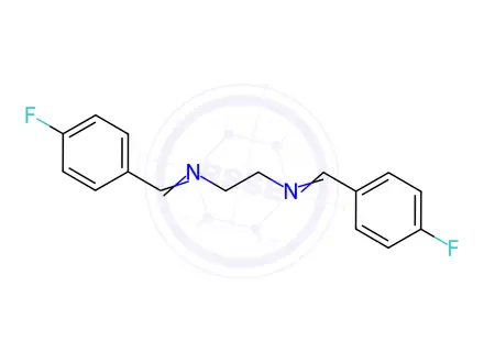 Chemical structure of (Z)-[(4-fluorophenyl)methylidene]({2-[(Z)-[(4-fluorophenyl)methylidene]amino]ethyl})amine