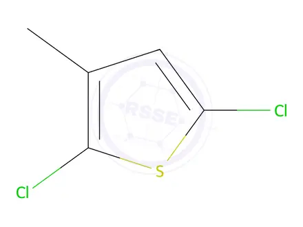 Chemical structure of 2,5-Dichloro-3-methylthiophene