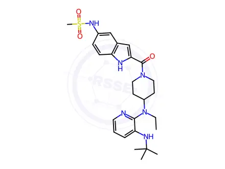 Chemical structure of Delavirdine Impurity 54
