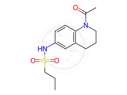 Chemical structure of N-(1-Acetyl-1,2,3,4-tetrahydroquinolin-6-yl)propane-1-sulfonamide