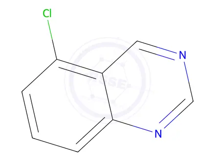 Chemical structure of 5-Chloroquinazoline