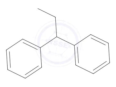 Chemical structure of 1,1-DIPHENYLPROPANE
