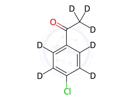 Chemical structure of 4'-CHLOROACETOPHENONE-D7