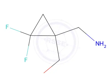 Chemical structure of (1-(Aminomethyl)-2,2-difluorocyclopropyl)methanol