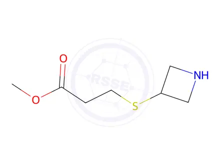 Chemical structure of Methyl 3-(azetidin-3-ylthio)propanoate