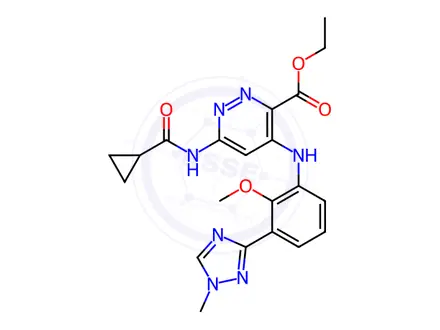 Chemical structure of Deucravacitinib Impurity 65