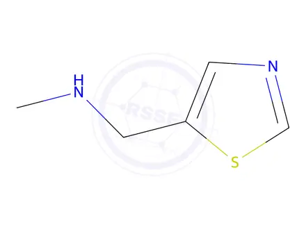 Chemical structure of N-methyl-1-(1,3-thiazol-5-yl)methanamine