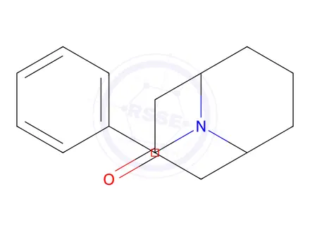 Chemical structure of 9-Benzyl-9-azabicyclo[3.3.1]nonan-3-one